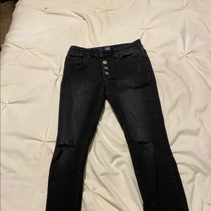 Old navy ripped jeans (black)
